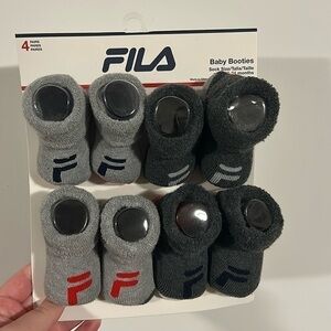 NWT fila baby socks booties 18-24 month